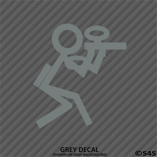 Paintball Player: Guy Vinyl Decal - S4S Designs