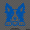 Peeking Border Collie Puppy Dog Vinyl Decal - S4S Designs