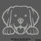 Peeking Labrador Retriever Puppy Dog Vinyl Decal - S4S Designs