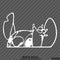 Peeking Stitch Disney Inspired Vinyl Decal - S4S Designs