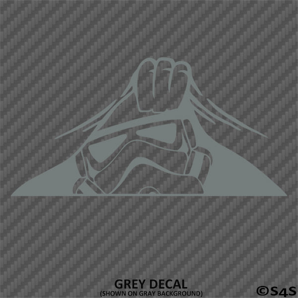Peeking Stormtrooper Disney Inspired Vinyl Decal