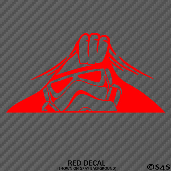 Peeking Stormtrooper Disney Inspired Vinyl Decal