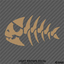 Pirate Fish Skeleton Bones Vinyl Decal - S4S Designs