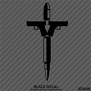 Bullet/Gun Cross 2A Firearms Vinyl Decal - S4S Designs