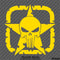For Jeep: Distressed Boxed Army Star With Punisher Skull Vinyl Decal