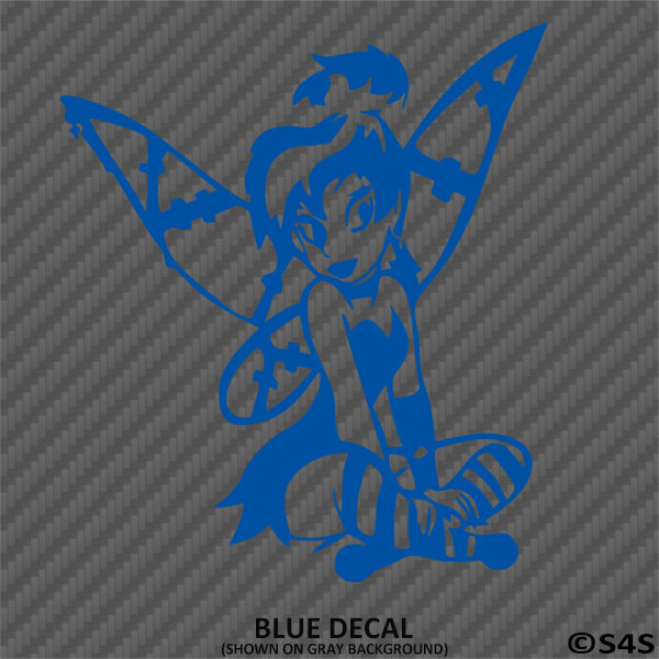 Punk Rock Tinkerbell Disney Inspired Vinyl Decal - S4S Designs