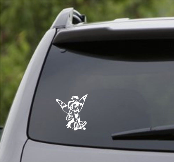Punk Rock Tinkerbell Disney Inspired Vinyl Decal - S4S Designs