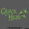 Quack Head Duck Hunting Vinyl Decal Version 1 - S4S Designs