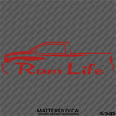 Ram Life Truck Silhouette Vinyl Decal