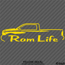 Ram Life Truck Silhouette Vinyl Decal