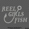 Reel Girls Fish Hook Vinyl Decal - S4S Designs