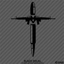 Bullet/Rifle Cross 2A Firearms Vinyl Decal - S4S Designs