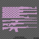 American Flag: Rifles 2A 2nd Amendment Vinyl Decal - S4S Designs