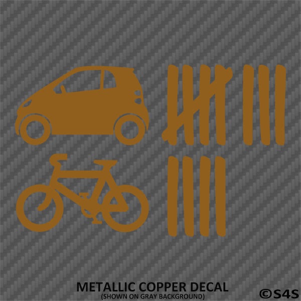 Road Kill Tally Marks Vinyl Decal - S4S Designs