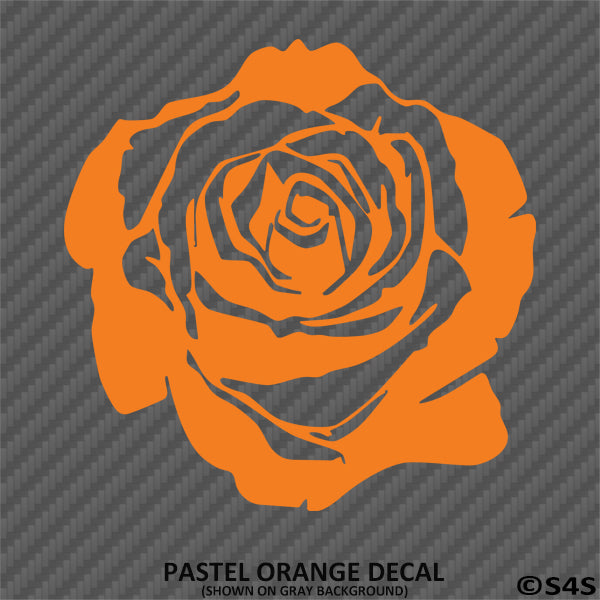 Rose Blossom Floral Vinyl Decal - S4S Designs