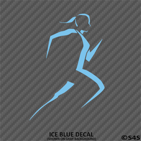 Runner Girl Vinyl Decal - S4S Designs