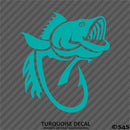 "Fish Hooked" Fishing Vinyl Decal - S4S Designs
