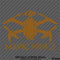 DJI Mavic Mini 2 Drone Silhouette Vinyl Decal - S4S Designs