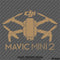 DJI Mavic Mini 2 Drone Silhouette Vinyl Decal - S4S Designs