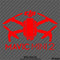 DJI Mavic Mini 2 Drone Silhouette Vinyl Decal - S4S Designs