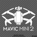 DJI Mavic Mini 2 Drone Silhouette Vinyl Decal - S4S Designs