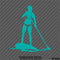 Stand Up Paddle Board Girl Vinyl Decal - S4S Designs