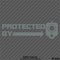 "Protected By" Gun Gun Rights 2A Vinyl Decal - S4S Designs