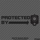 "Protected By" Gun Gun Rights 2A Vinyl Decal - S4S Designs