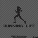 Running Life: Girl Vinyl Decal - S4S Designs