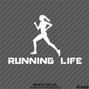 Running Life: Girl Vinyl Decal - S4S Designs
