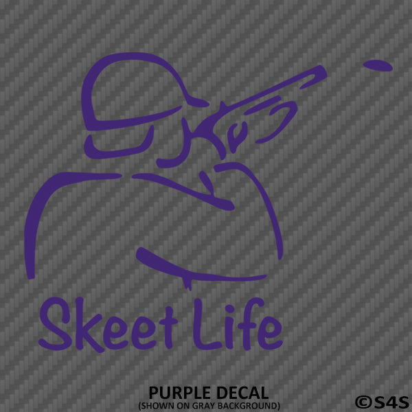 Skeet Life Trap, Sporting Clays, Pigeon Vinyl Decal - S4S Designs