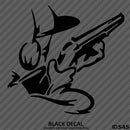 Skeet Shooter Silhouette Trap, Sporting Clays, Pigeon Vinyl Decal - S4S Designs