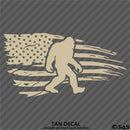 Sasquatch Distressed Amercian Flag Big Foot - S4S Designs