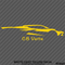 C8 Chevy Corvette Stingray Silhouette Vinyl Decal V2