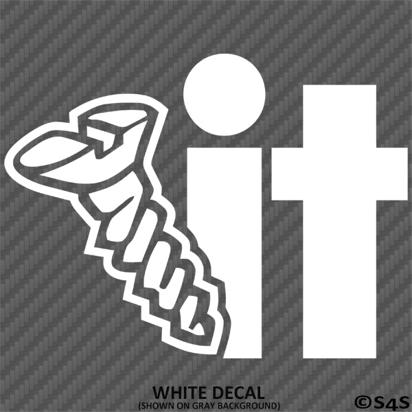 Screw It Funny Vinyl Decal