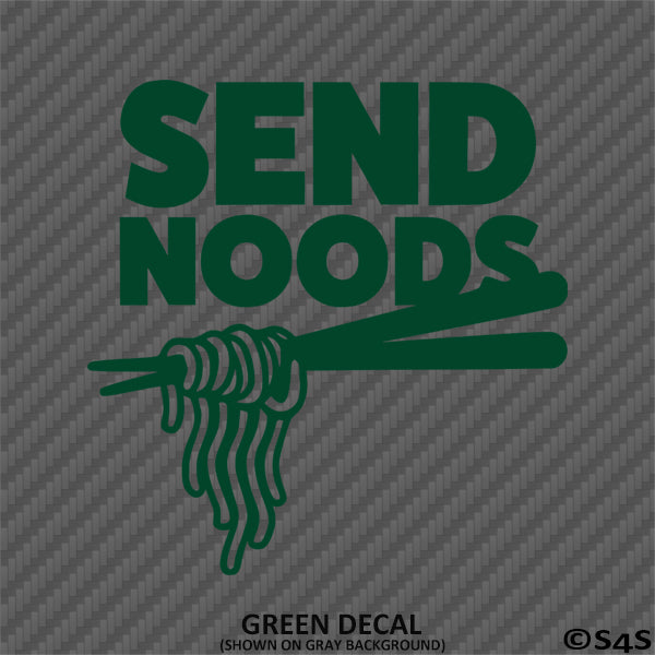 Send Noods Funny JDM Style Vinyl Decal
