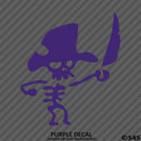 Skeleton Pirate With Sword Vinyl Decal - S4S Designs