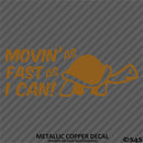 Moving As Fast As I Can Slow Turtle Vinyl Decal