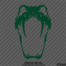 Angry Snake Head Silhouette Vinyl Decal