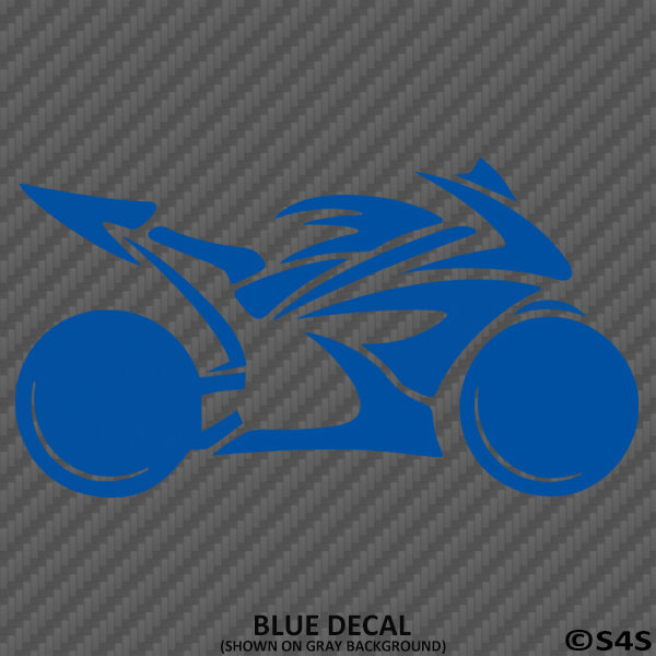 Sport Bike Motorcycle Silhouette Vinyl Decal - S4S Designs