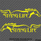 'Stang Mustang Pony Flames (PAIR) Vinyl Decal