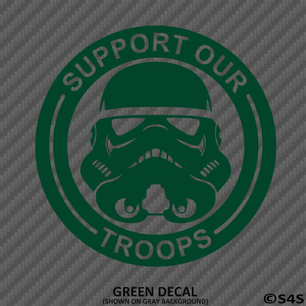 Support Our Troops: Stormtrooper Disney Inspired Vinyl Decal - S4S Designs