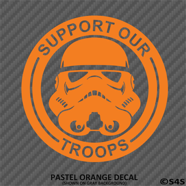 Support Our Troops: Stormtrooper Disney Inspired Vinyl Decal - S4S Designs