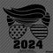 Trump 2024 Patriotic Shades Political Vinyl Decal