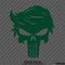 Trump Punisher Skull Style Vinyl Decal