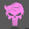 Trump Punisher Skull Style Vinyl Decal