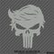 Trump Punisher Skull Style Vinyl Decal