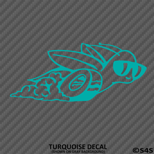 Turbo Bee Performance Vinyl Decal - S4S Designs