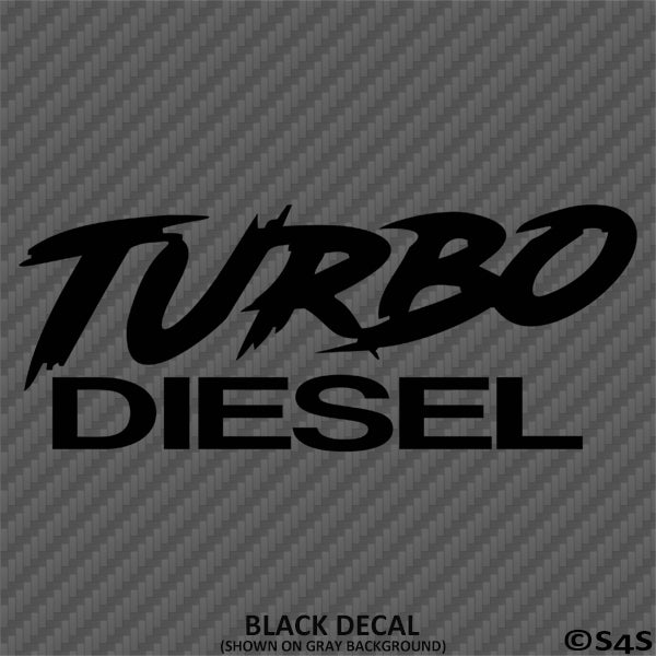 Turbo Diesel Automotive Vinyl Decal