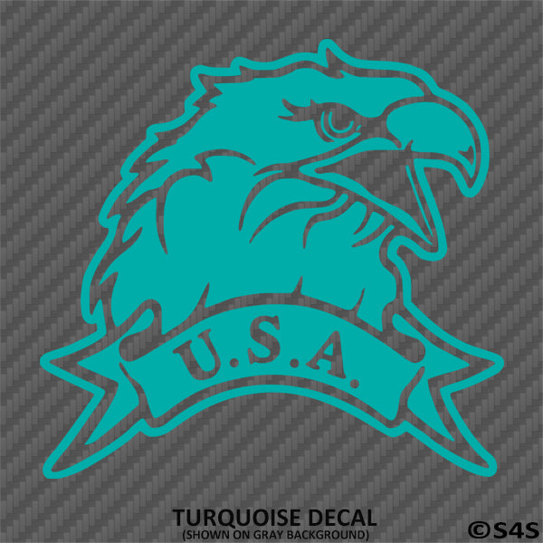 USA Bald Eagle Patriotic Vinyl Decal - S4S Designs